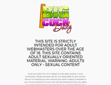 Tablet Screenshot of bigcockdaily.com